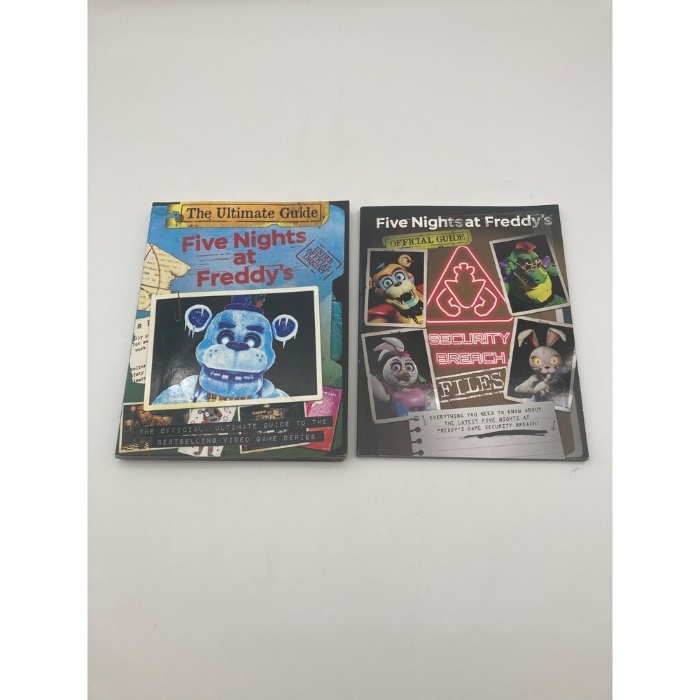 Five Nights at Freddy's Book Lot 2 The Ultimate Guide & Security Breach Files